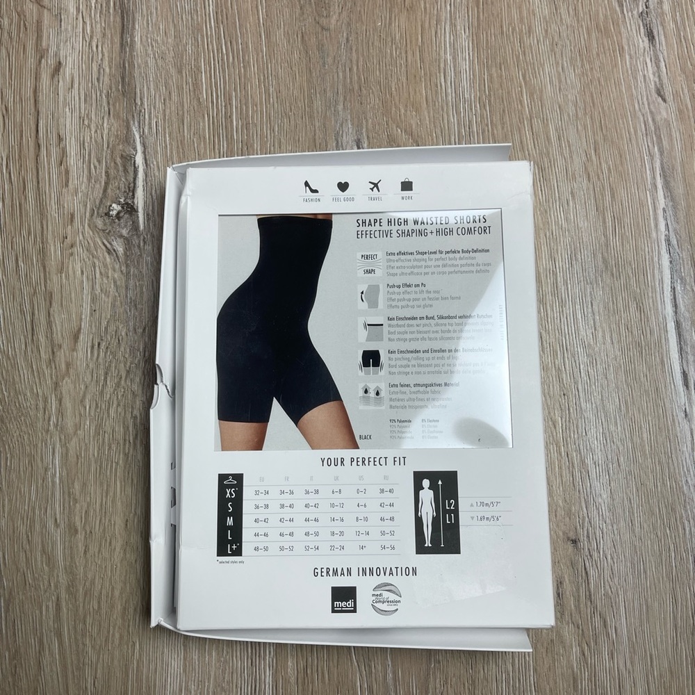 ITEM M6 ULTIMATE COMPRESSION TECHNOLOGY SHAPE HIGH WAISTED TUMMY SHORTS SMALL - Picture 3 of 6